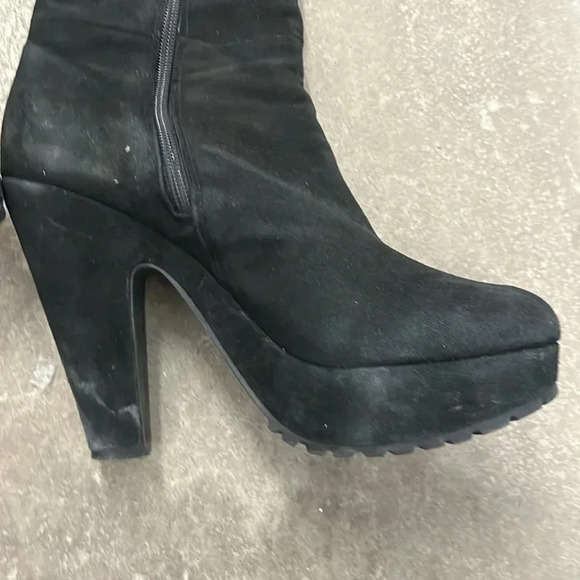 Mimosa suede platform over the knee boots - Picture 5 of 8